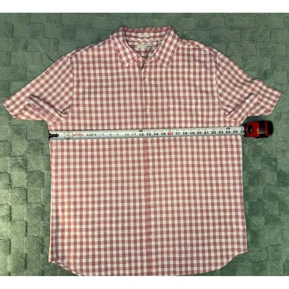 NWT Hawker Rye Short Sleeve Basketweave Slim Button Up Size 2XL - Picture 8 of 9